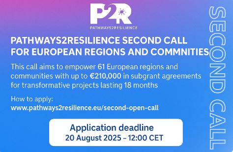 Pathways2Resilience İkinci Çağrısı Açıldı!