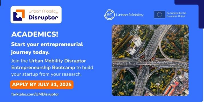Urban Mobility Disruptor ile Mobilite Çözümünüz Sahada! Son Başvuru: 31 Temmuz 2025