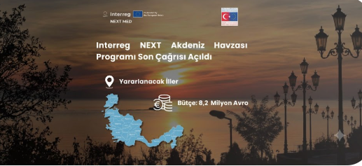 INTERREG NEXT MED AKDENİZ HAVZASI PROGRAMI 3. TEKLİF ÇAĞRISI YAYIMLANDI